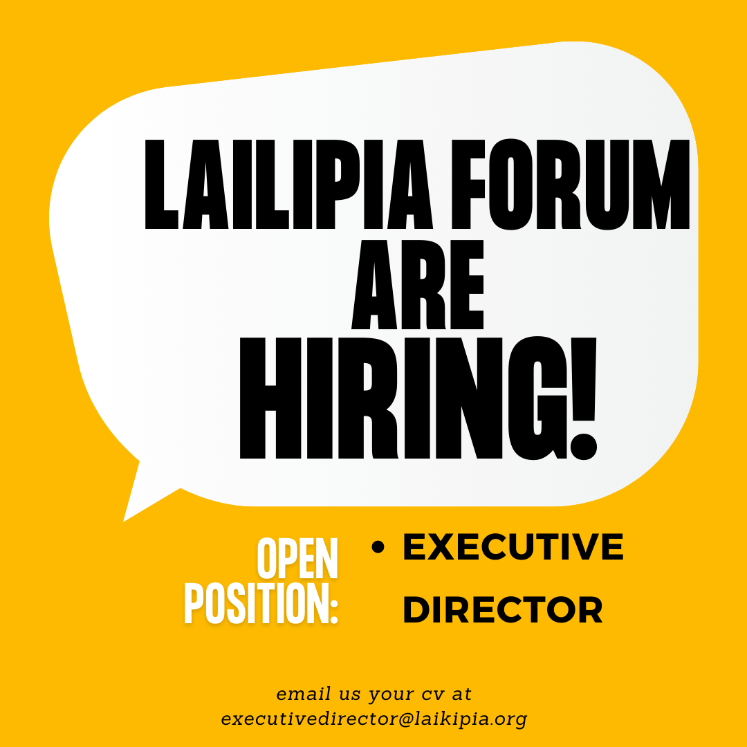 LAIKIPIA FORUM VACANCY